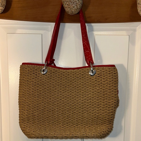 Brighton Woven Straw Flower Shoulder Bag - Picture 5 of 9